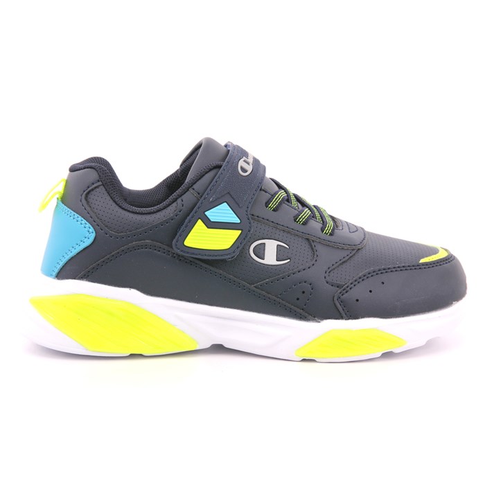 Scarpa Strappi + Elastico Champion Bambino Blu  Scarpe 1024 - S32818