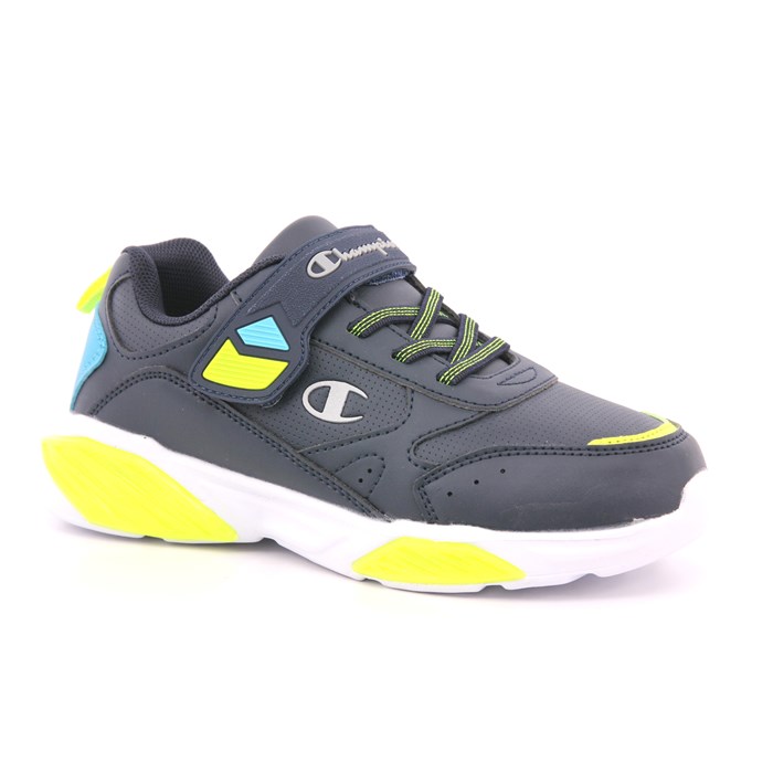 Scarpa Strappi + Elastico Champion Bambino Blu  Scarpe 1024 - S32818