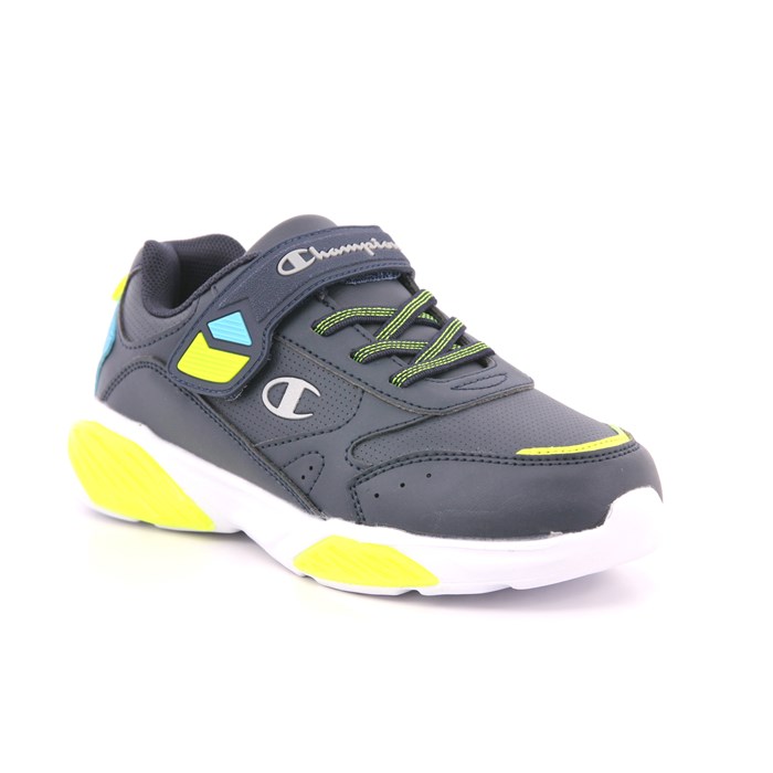 Scarpa Strappi + Elastico Champion Bambino Blu  Scarpe 1024 - S32818