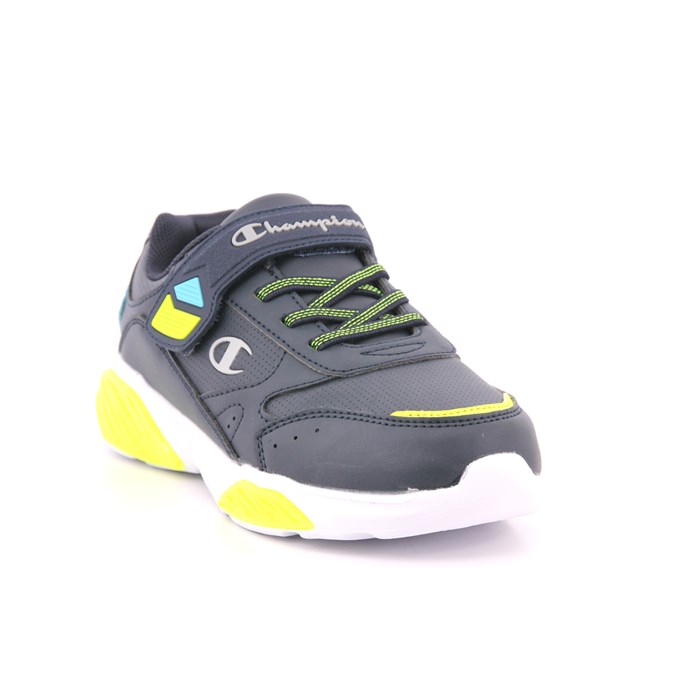 Scarpa Strappi + Elastico Champion Bambino Blu  Scarpe 1024 - S32818