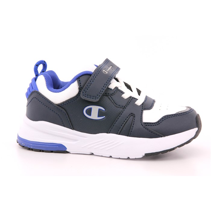 Scarpa Strappi + Elastico Champion Bambino Blu  Scarpe 1038 - S32736