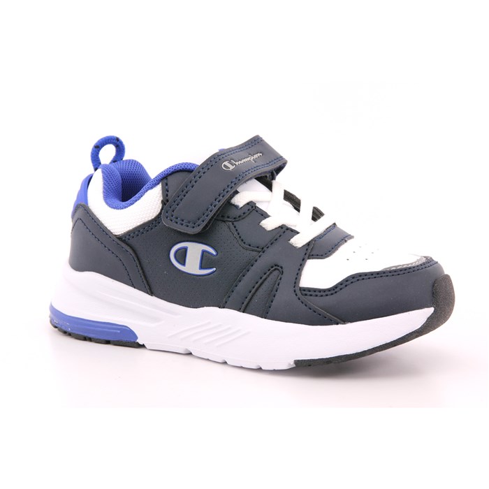 Scarpa Strappi + Elastico Champion Bambino Blu  Scarpe 1038 - S32736