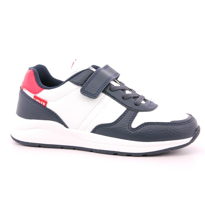 Scarpa Strappi + Elastico Levi's Bambino Blu/bianco  Scarpe 244 - VBAY