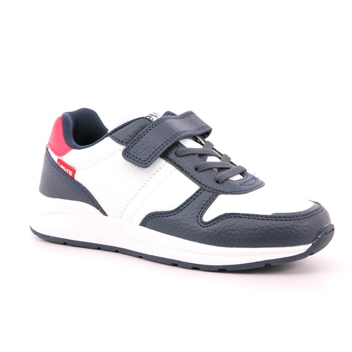 Scarpa Strappi + Elastico Levi's Bambino Blu/bianco  Scarpe 244 - VBAY