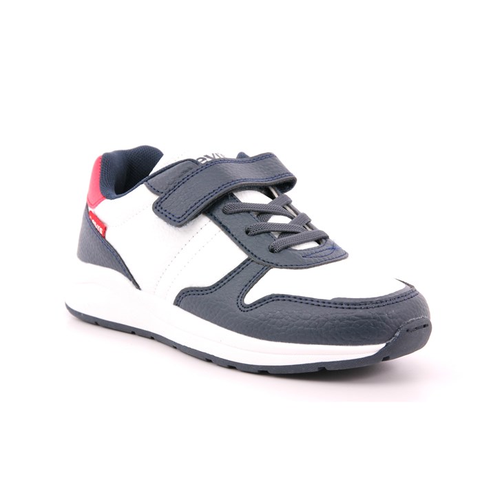 Scarpa Strappi + Elastico Levi's Bambino Blu/bianco  Scarpe 244 - VBAY