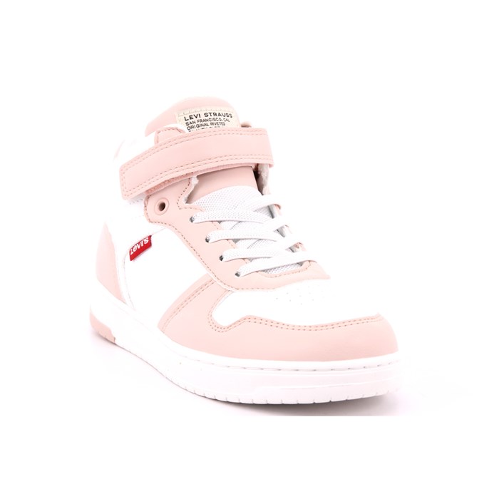 Scarpa Strappi + Elastico Levi's Bambina Bianco/rosa  Scarpe 258 - VIRV