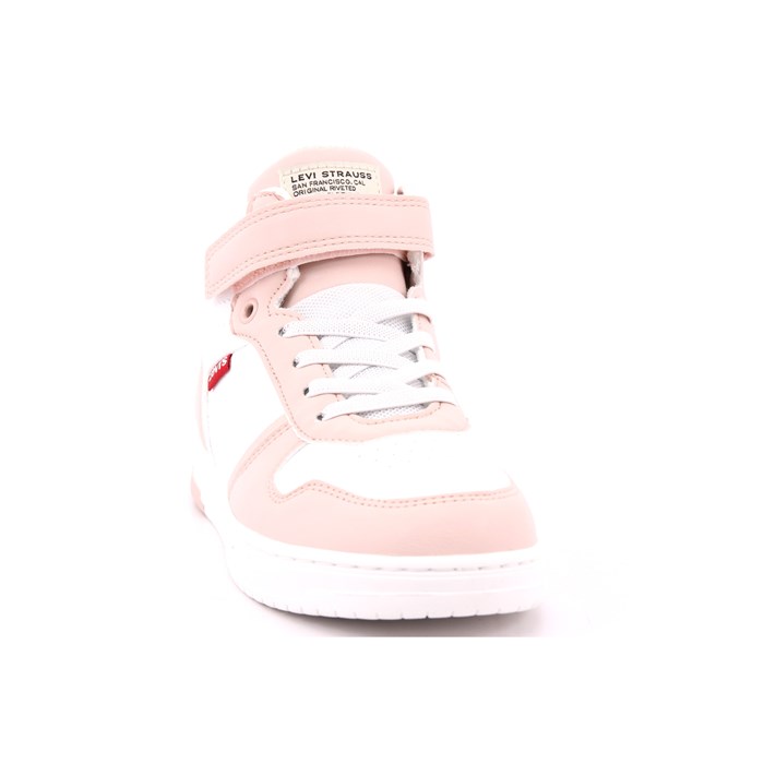 Scarpa Strappi + Elastico Levi's Bambina Bianco/rosa  Scarpe 258 - VIRV