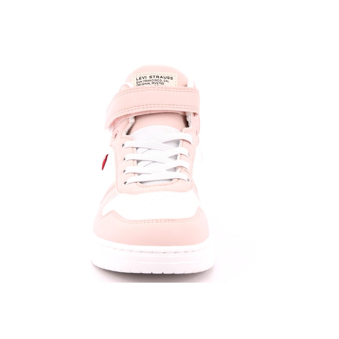 Scarpa Strappi + Elastico Levi's Bambina Bianco/rosa  Scarpe 258 - VIRV