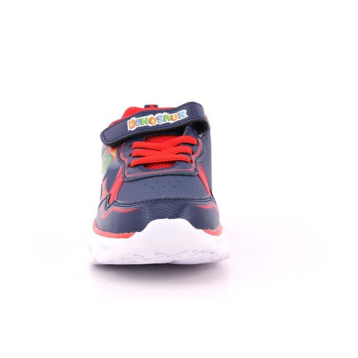 Scarpa Strappi + Elastico Dinosauro Bambino Blu  Scarpe 9 - S8020018S