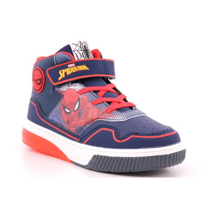 Scarpa Strappi + Elastico Spider Man Bambino Blu  Scarpe 34 - R1310364S