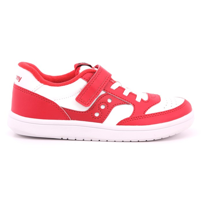 Scarpa Strappi + Elastico Saucony Bambino Bianco/rosso  Scarpe 57 - SK267416