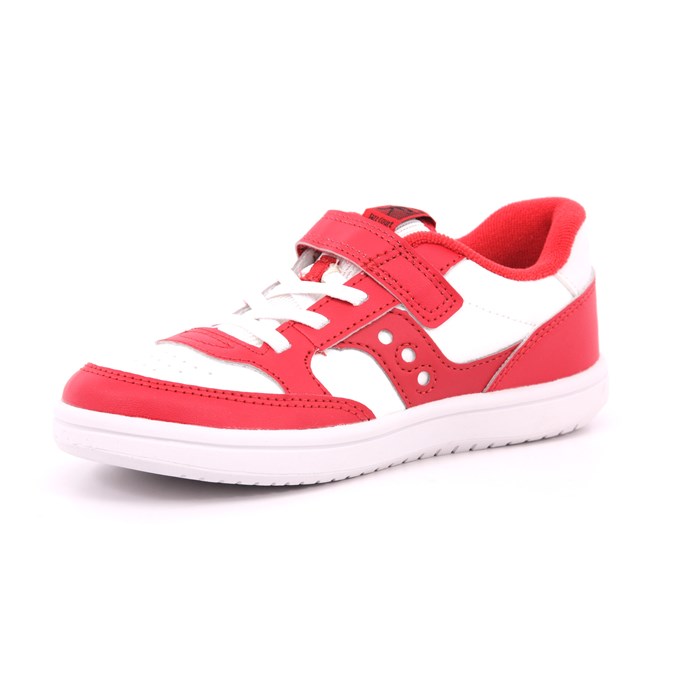 Scarpa Strappi + Elastico Saucony Bambino Bianco/rosso  Scarpe 57 - SK267416