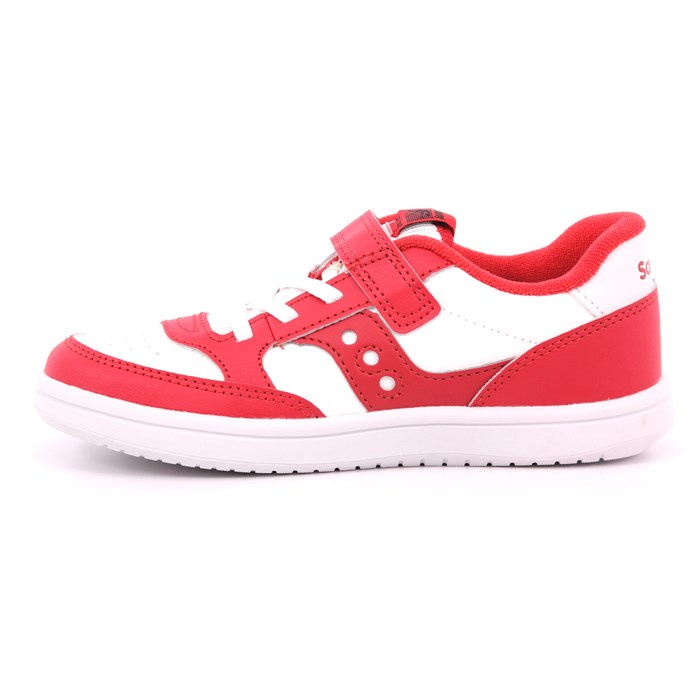 Scarpa Strappi + Elastico Saucony Bambino Bianco/rosso  Scarpe 57 - SK267416