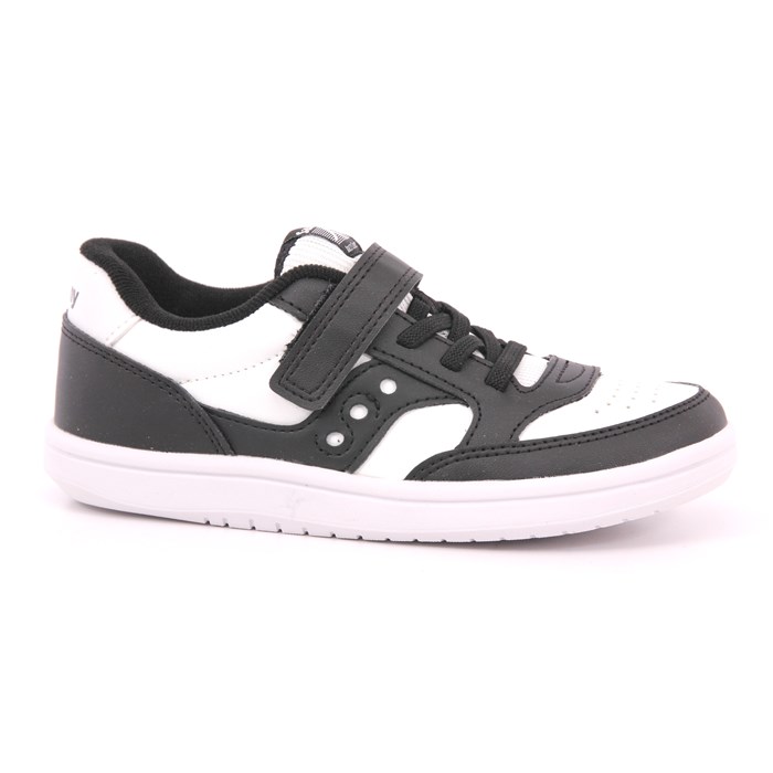 Scarpa Strappi + Elastico Saucony Bambino Bianco/nero  Scarpe 58 - SK267417