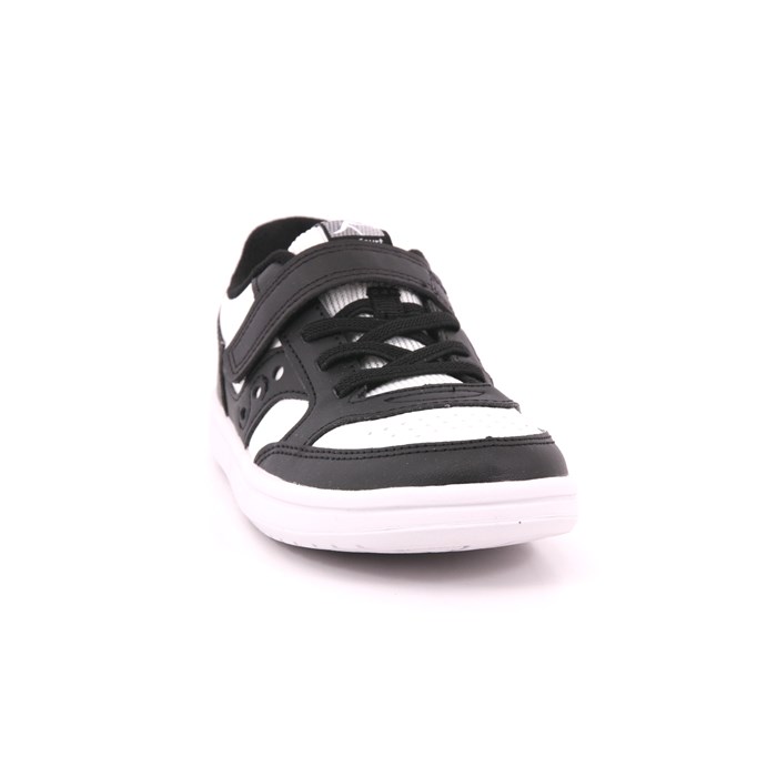 Scarpa Strappi + Elastico Saucony Bambino Bianco/nero  Scarpe 58 - SK267417