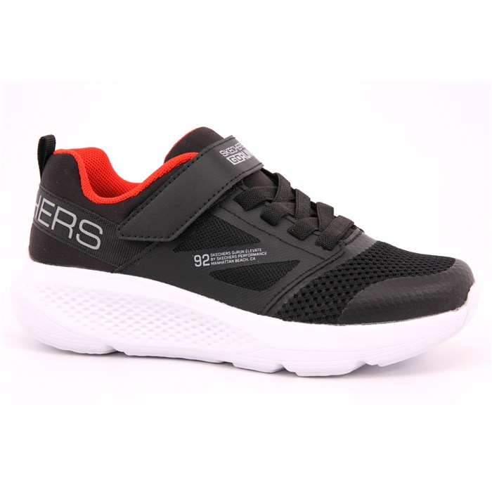 Scarpa Strappi + Elastico Skechers Bambino Nero  Scarpe 263 - 403982L