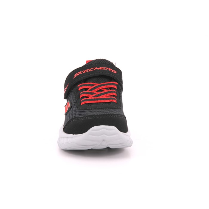 Scarpa Strappi + Elastico Skechers Bambino Nero  Scarpe 264 - 407308N