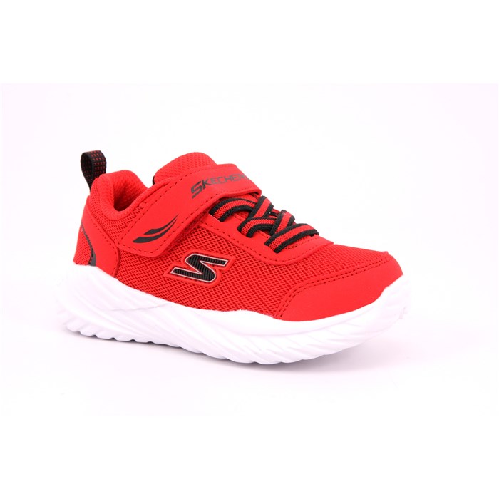 Scarpa Strappi + Elastico Skechers Bambino Rosso  Scarpe 266 - 407308N