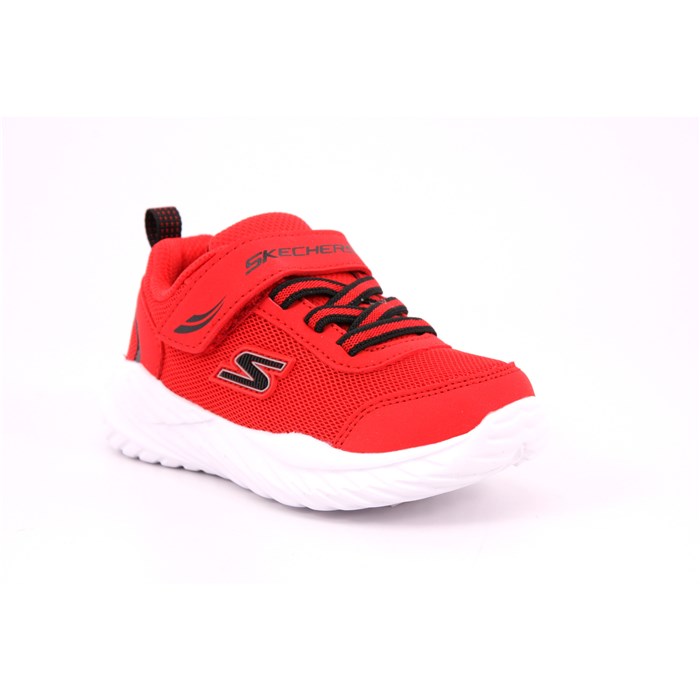 Scarpa Strappi + Elastico Skechers Bambino Rosso  Scarpe 266 - 407308N