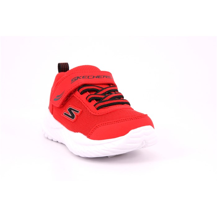 Scarpa Strappi + Elastico Skechers Bambino Rosso  Scarpe 266 - 407308N