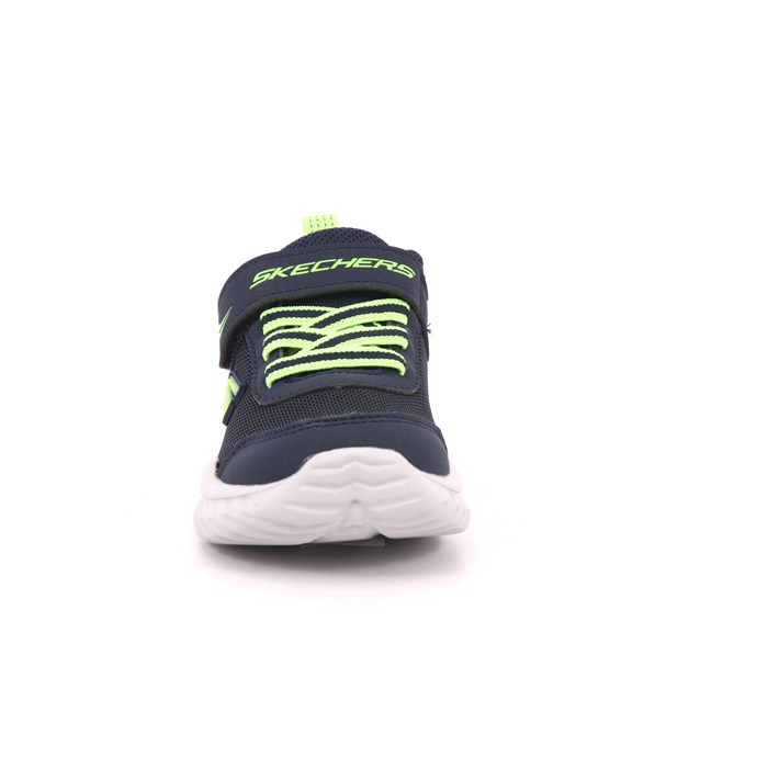 Scarpa Strappi + Elastico Skechers Bambino Blu  Scarpe 267 - 407308N