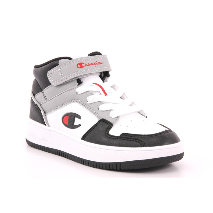 Scarpa Strappi + Elastico Champion Bambino Bianco  Scarpe 1053 - S32412