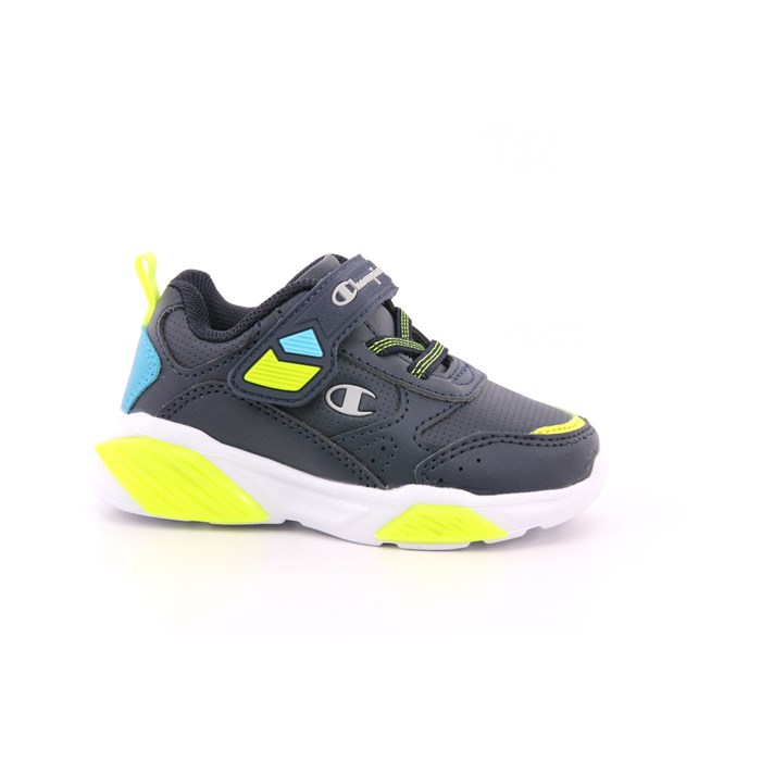 Scarpa Strappi + Elastico Champion Bambino Blu  Scarpe 1062 - S32817