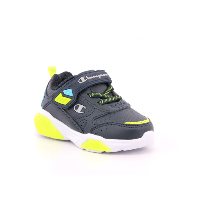 Scarpa Strappi + Elastico Champion Bambino Blu  Scarpe 1062 - S32817