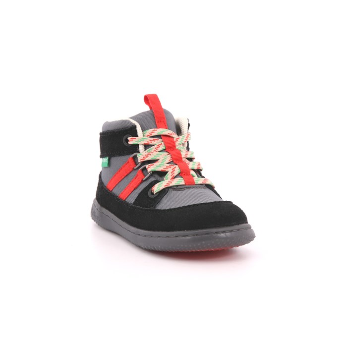 Scarpa Allacciata Kickers Bambino Nero  Scarpe 61 - 947560