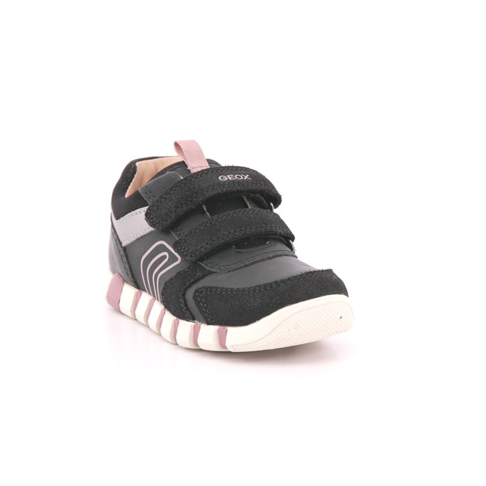 Scarpa Strappi Geox Bambina Nero  Scarpe 503 - B3558C