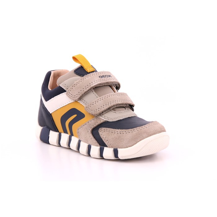 Scarpa Strappi Geox Bambino Grigio  Scarpe 518 - B3555D