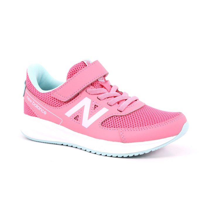 Scarpa Strappi + Elastico New Balance Bambina Rosa  Scarpe 374 - YT570PC3