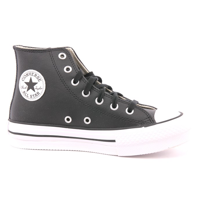 Scarpa Allacciata Converse Bambina Nero  Scarpe 548 - A01015C