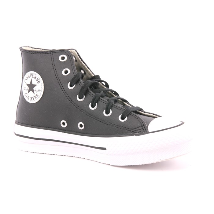 Scarpa Allacciata Converse Bambina Nero  Scarpe 548 - A01015C