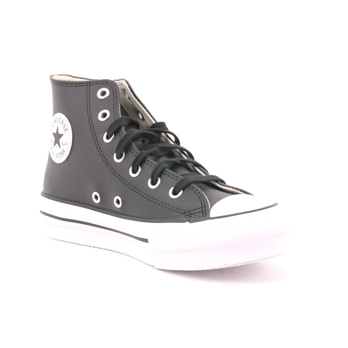 Scarpa Allacciata Converse Bambina Nero  Scarpe 548 - A01015C