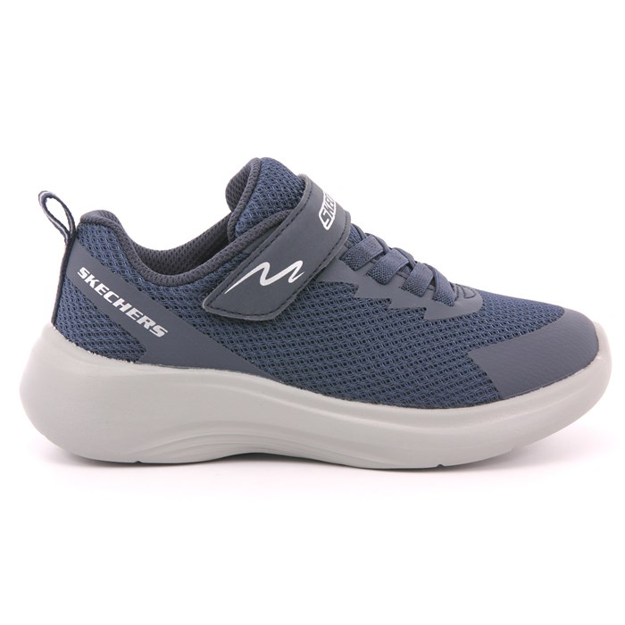 Scarpa Strappi + Elastico Skechers Bambino Blu  Scarpe 268 - 403764L