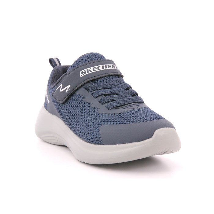 Scarpa Strappi + Elastico Skechers Bambino Blu  Scarpe 268 - 403764L