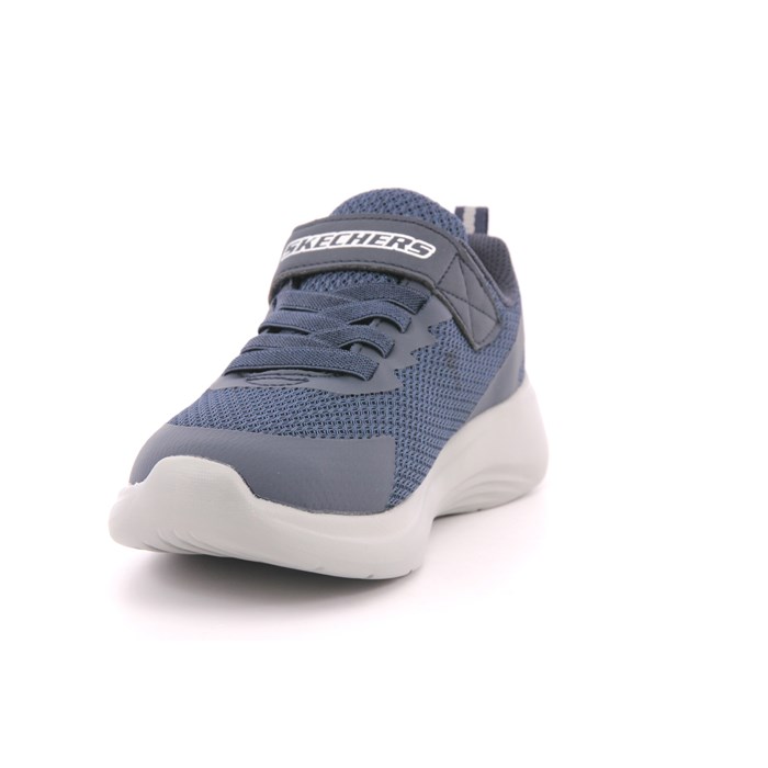 Scarpa Strappi + Elastico Skechers Bambino Blu  Scarpe 268 - 403764L