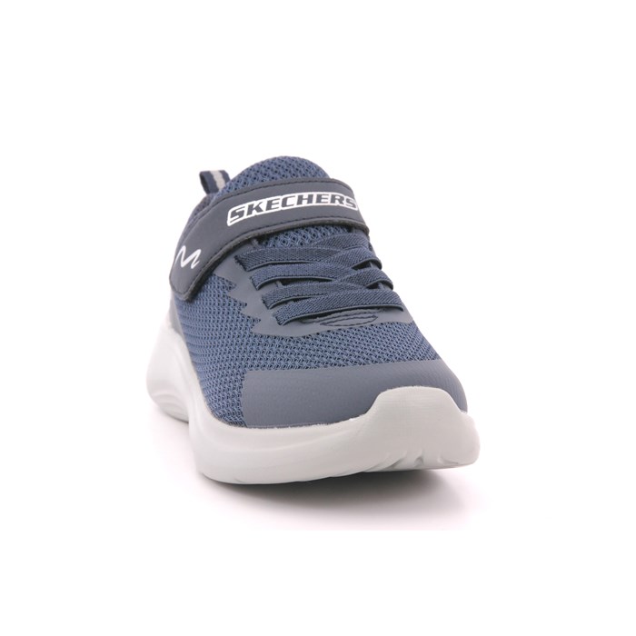 Scarpa Strappi + Elastico Skechers Bambino Blu  Scarpe 268 - 403764L