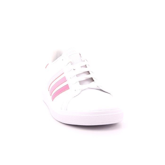Scarpa Allacciata Adidas Bambina Bianco  Scarpe 1241 - IG0440
