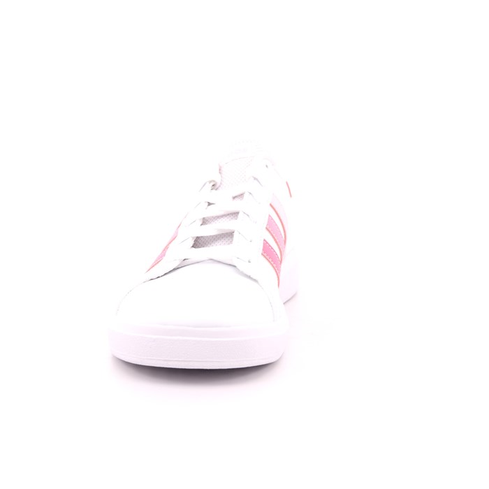 Scarpa Allacciata Adidas Bambina Bianco  Scarpe 1241 - IG0440