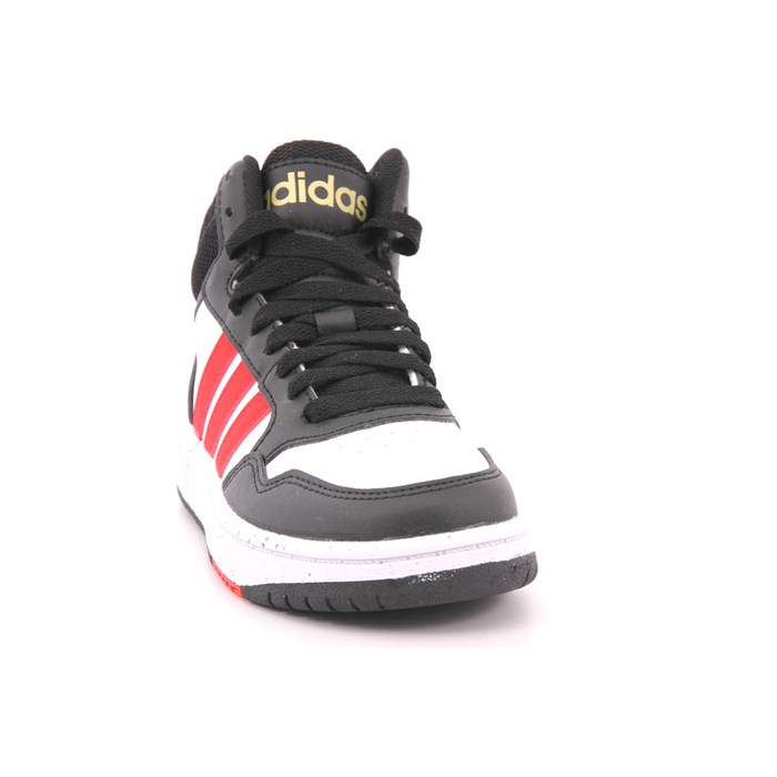 Scarpa Allacciata Adidas Bambino Bianco/nero  Scarpe 1244 - HR0227