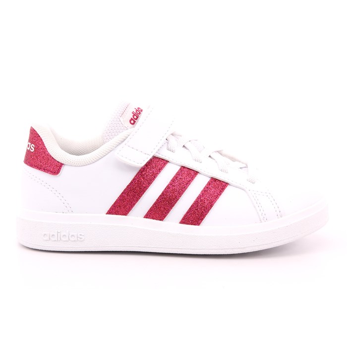 Scarpa Strappi + Elastico Adidas Bambina Bianco  Scarpe 1246 - GX7159