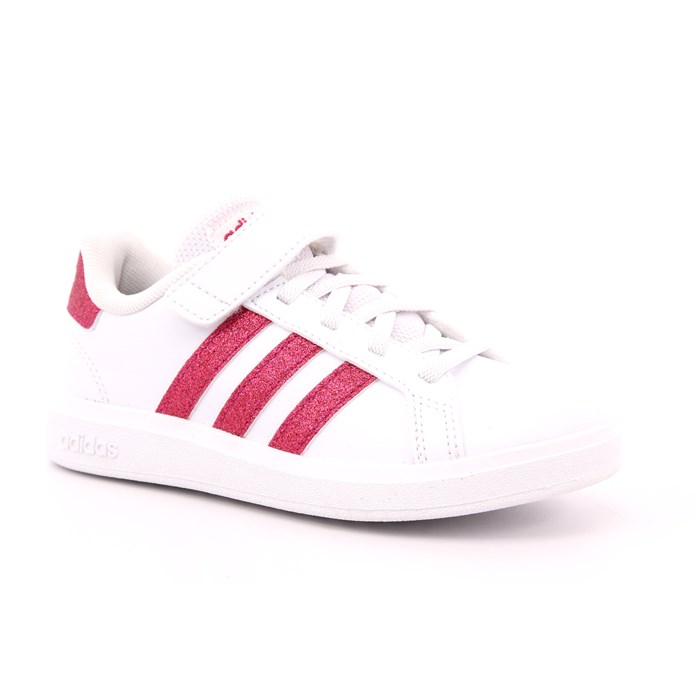 Scarpa Strappi + Elastico Adidas Bambina Bianco  Scarpe 1246 - GX7159