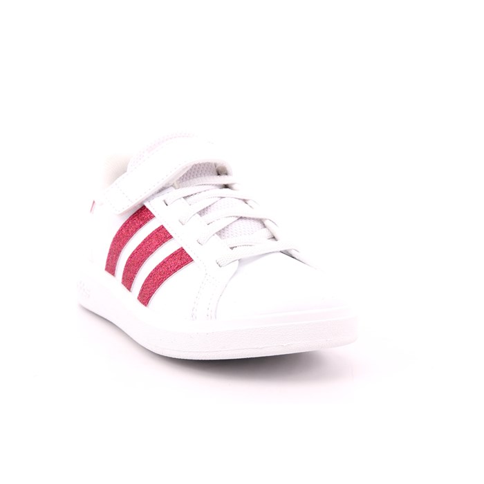 Scarpa Strappi + Elastico Adidas Bambina Bianco  Scarpe 1246 - GX7159