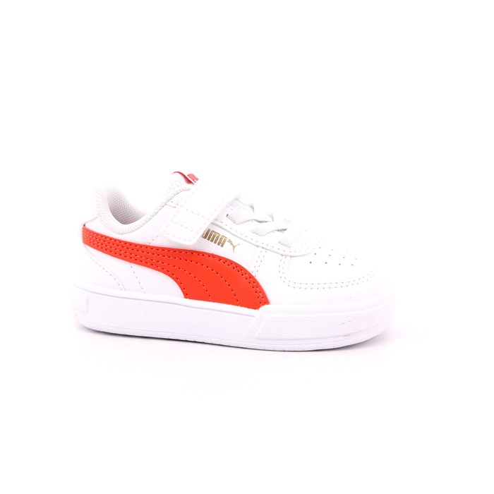 Scarpa Strappi + Elastico Puma Bambino Bianco  Scarpe 1293 - 38930915