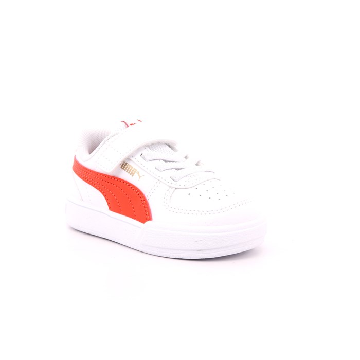 Scarpa Strappi + Elastico Puma Bambino Bianco  Scarpe 1293 - 38930915