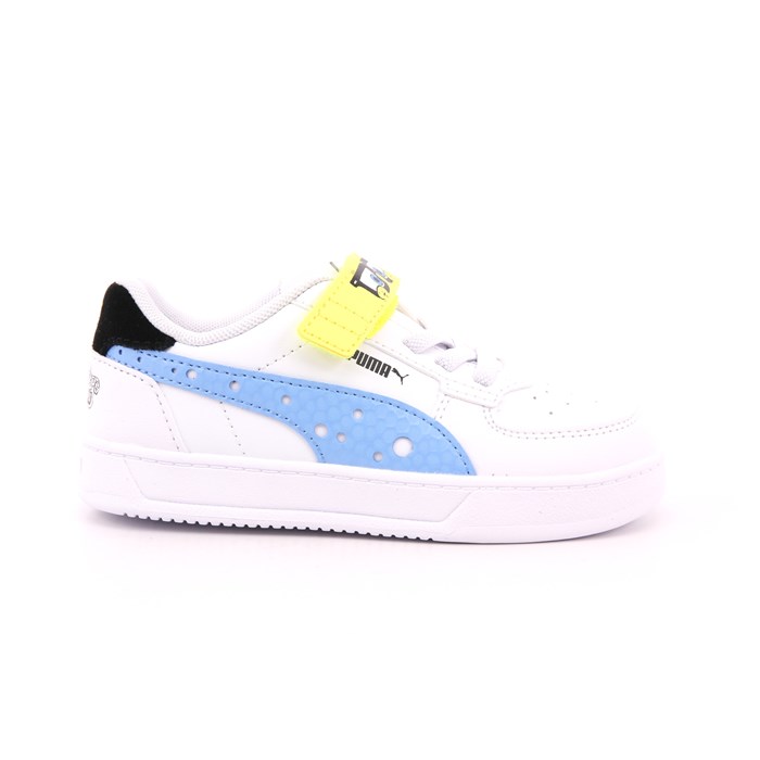 Scarpa Strappi + Elastico Puma Bambino Bianco  Scarpe 1298 - 39389801