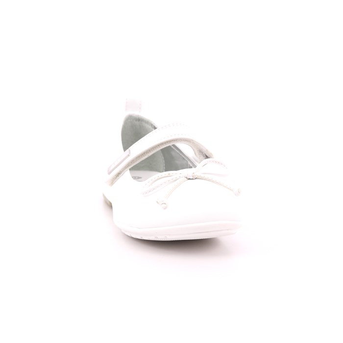 Scarpa Allacciata Asso Bambina Bianco  Scarpe 583 - AG14507B