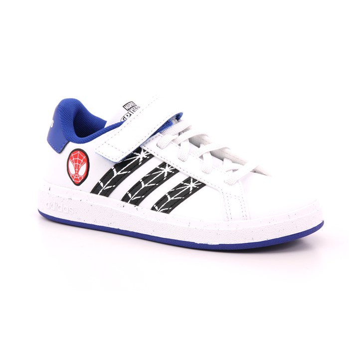 Scarpa Strappi + Elastico Adidas Bambino Bianco  Scarpe 1270 - IF0925